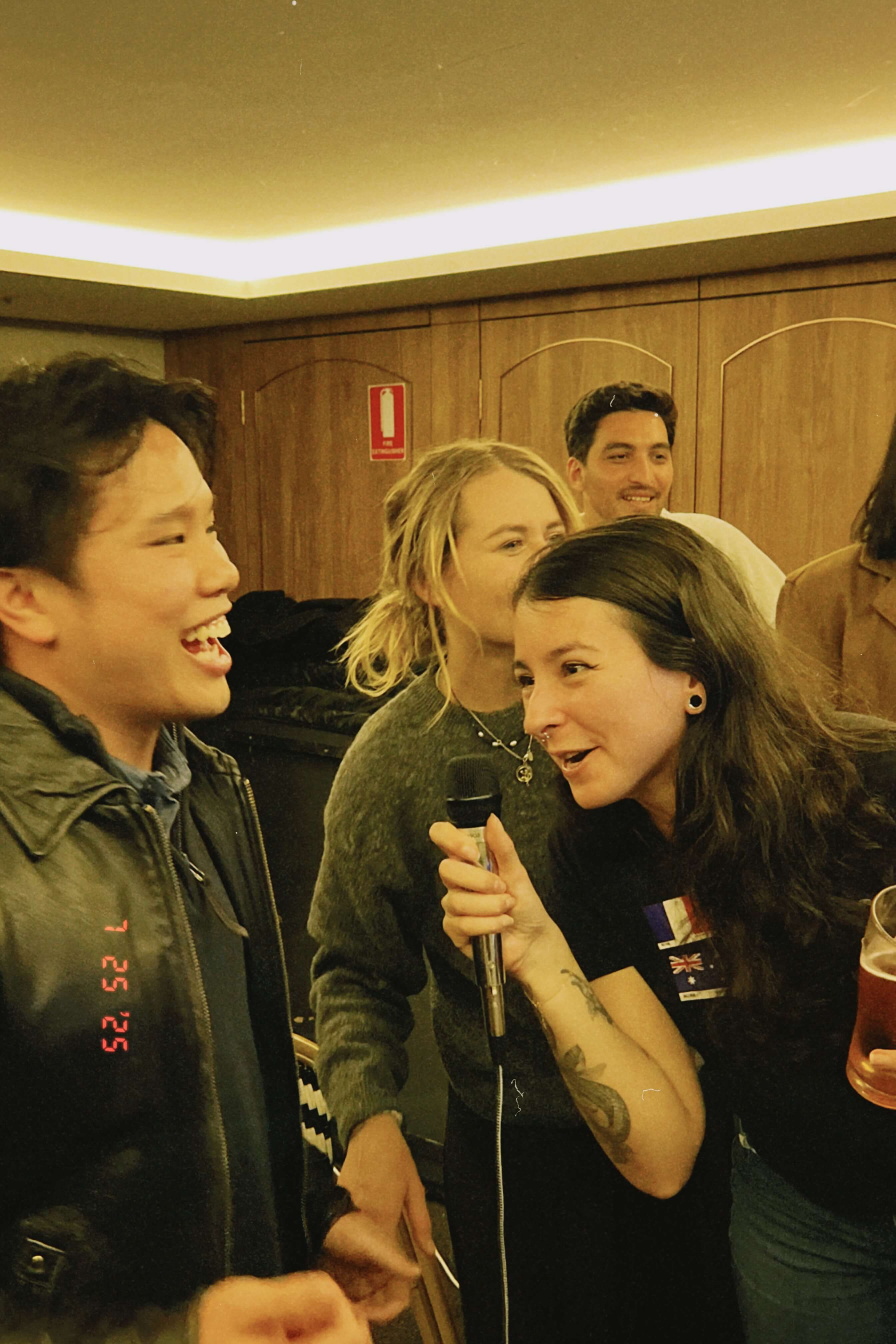 Karaoke night at Aloha